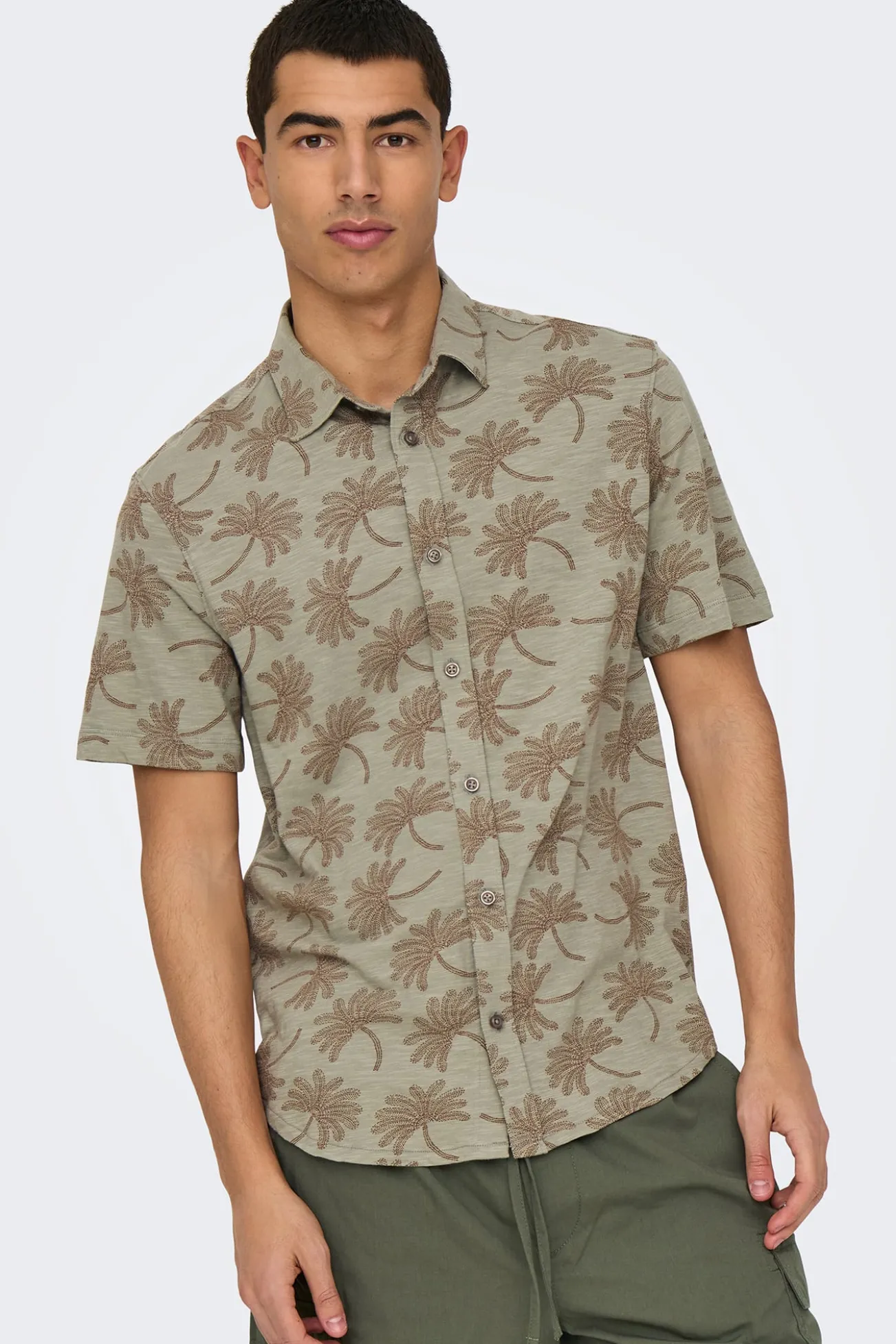 Camisa manga curta estampada