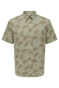 Camisa manga curta estampada