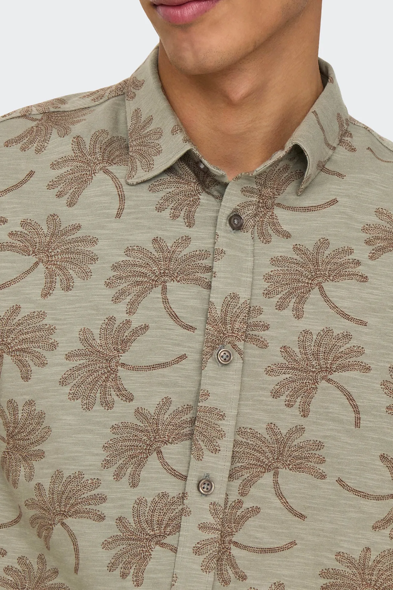 Camisa manga curta estampada