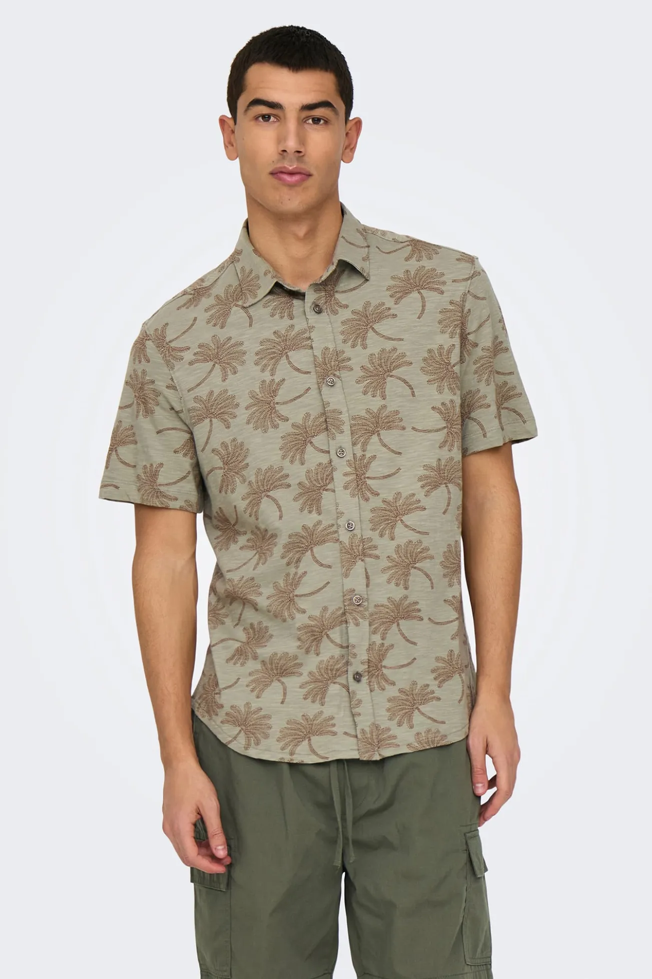 Camisa manga curta estampada