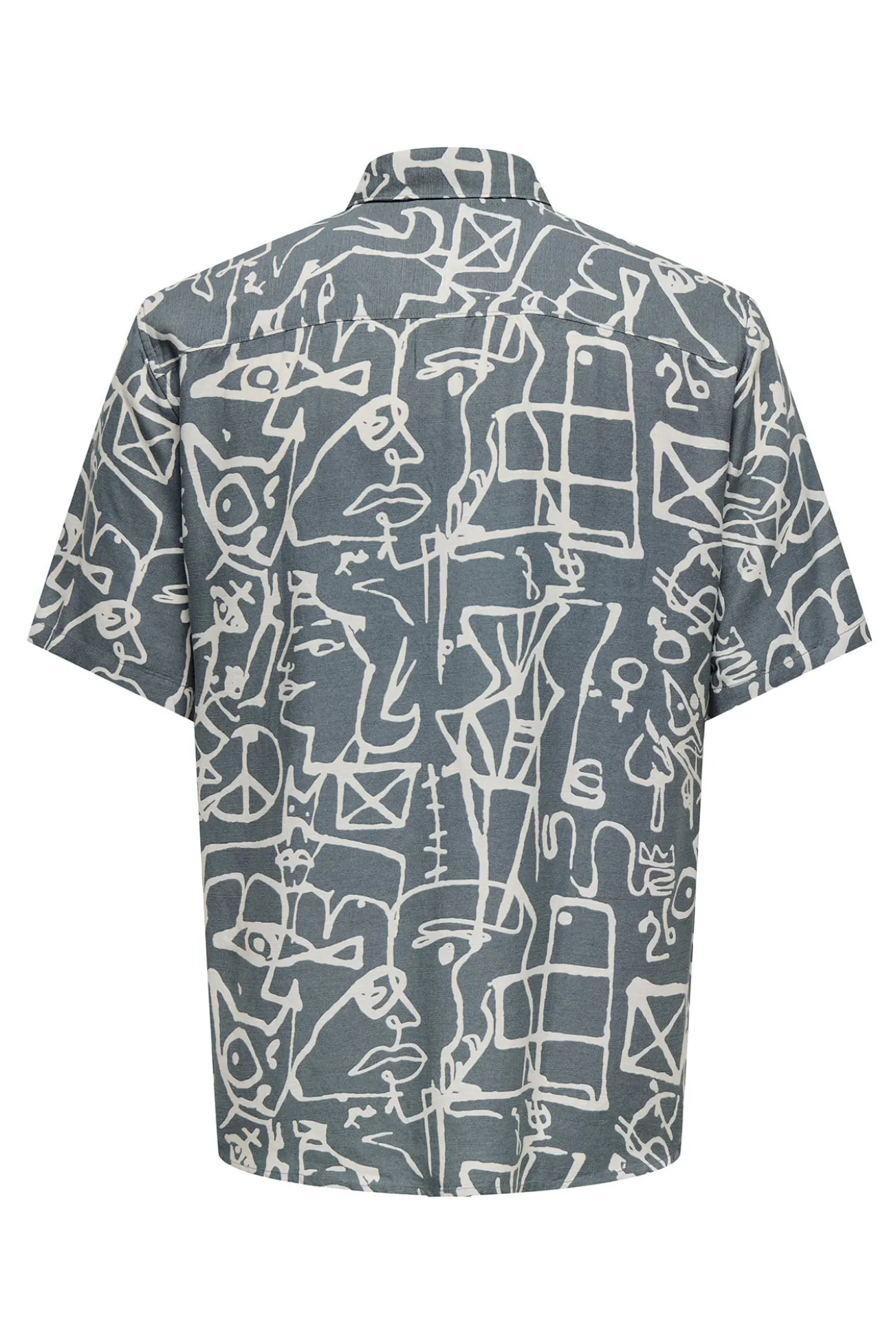 Camisa manga curta estampada