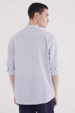 Camisa Mao 3/4 riscas