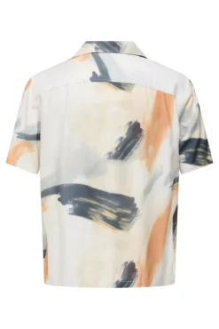 Camisa masculina de manga curta com regular fit