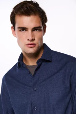 Camisa micro pied-de-poule