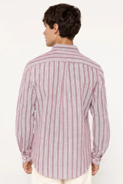 Camisa oxford riscas
