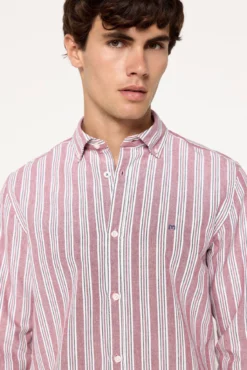 Camisa oxford riscas
