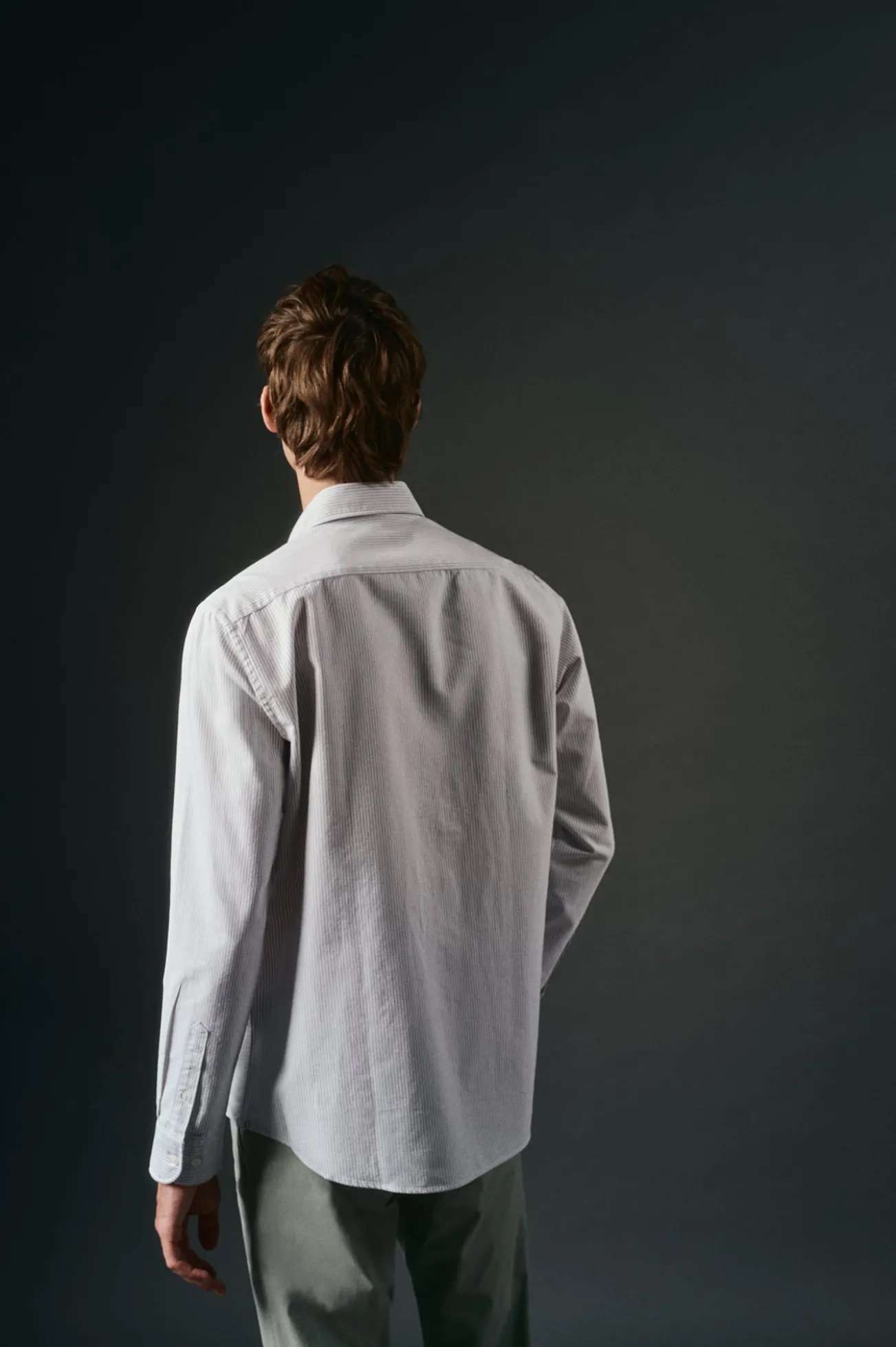 Camisa oxford riscas