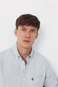 Camisa oxford riscas