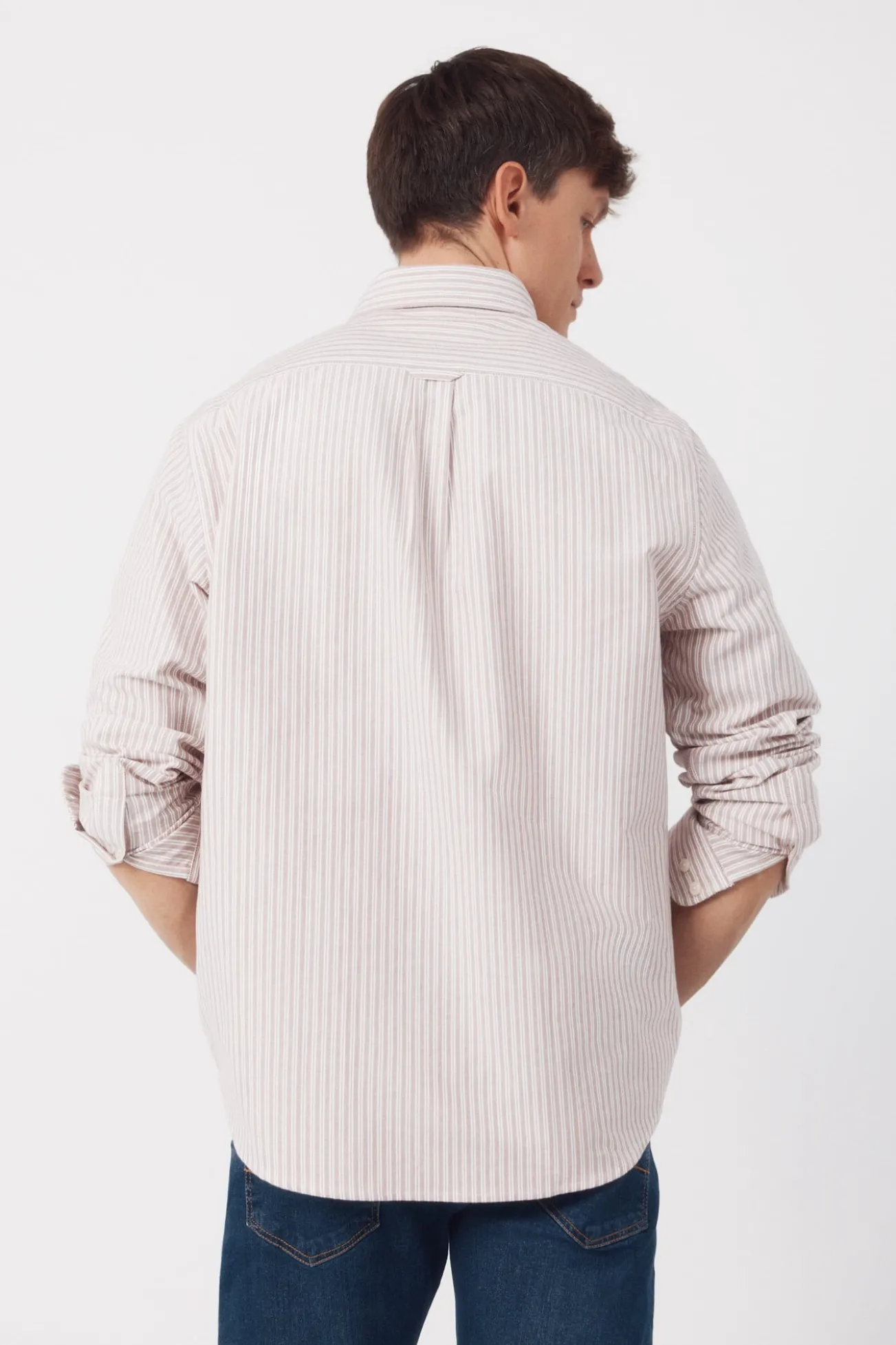 Camisa oxford riscas