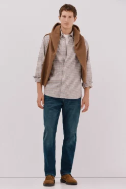 Camisa oxford xadrez