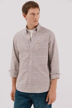 Camisa oxford xadrez