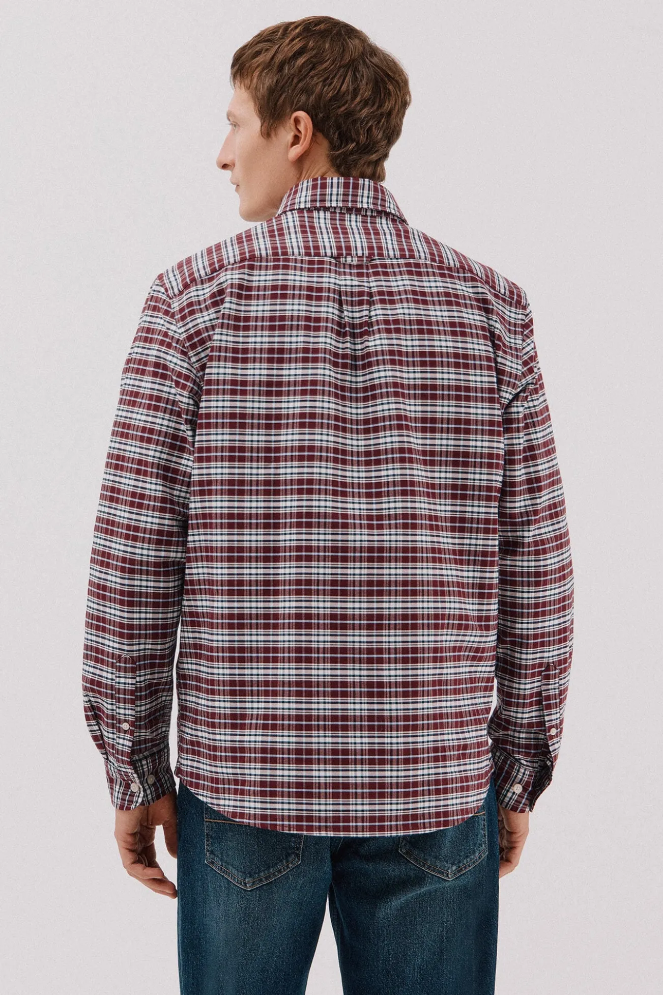 Camisa oxford xadrez