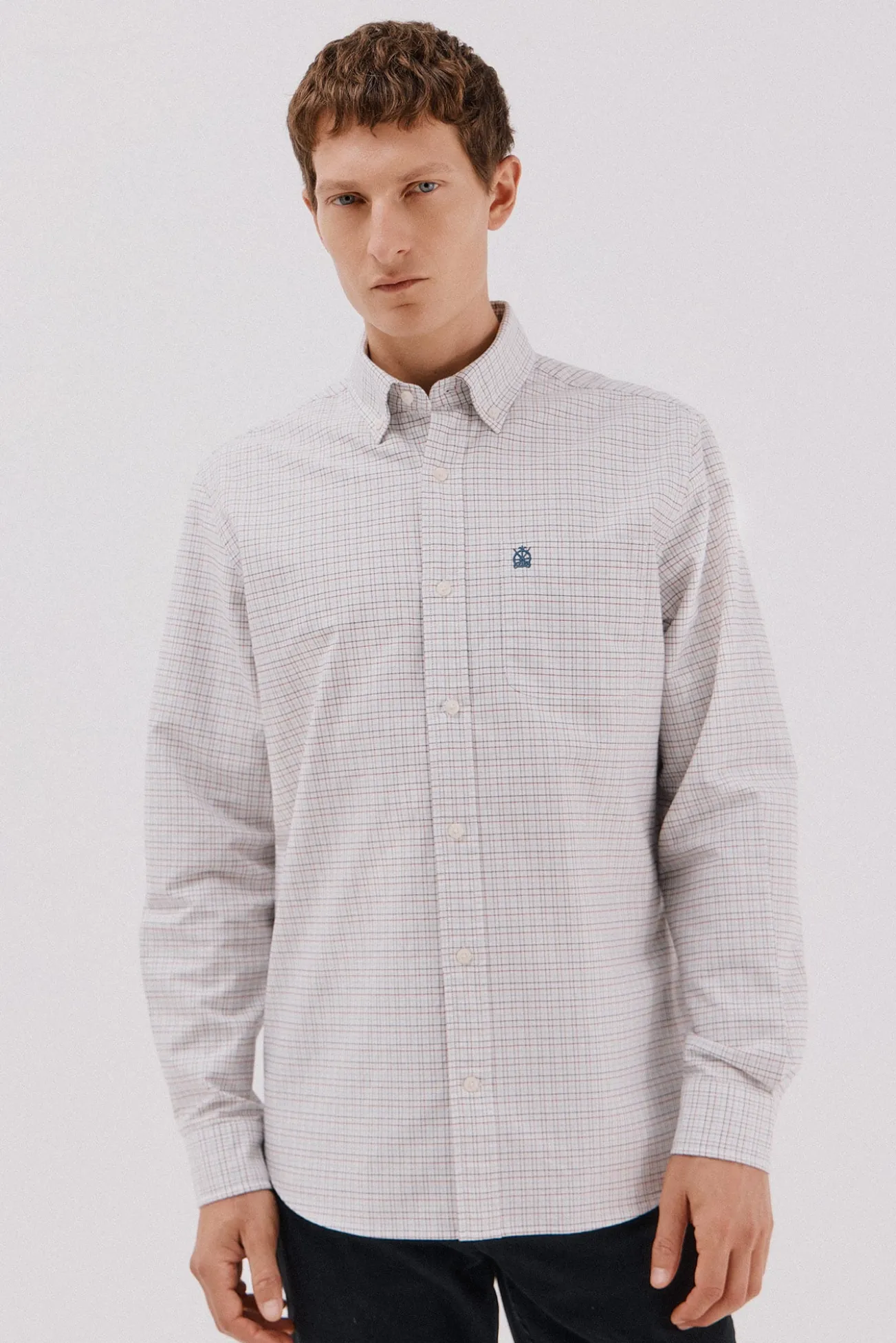 Camisa oxford xadrez