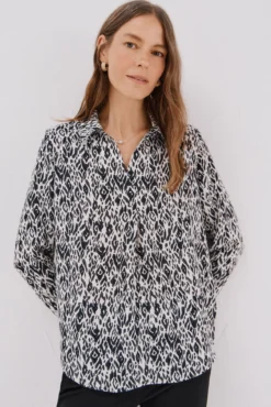 Camisa plissada