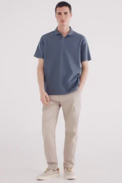 Camisa pólo waffle de regular fit