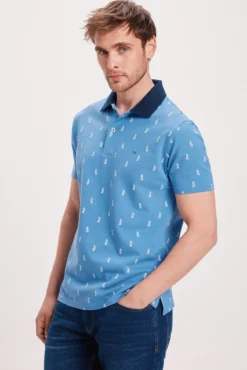 Camisa Polo Estampada