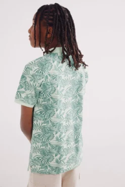 Camisa polo havaiana para criança