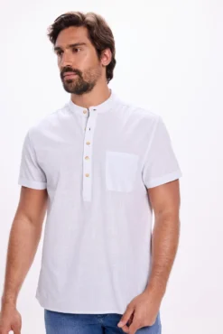 Camisa Polo Mao