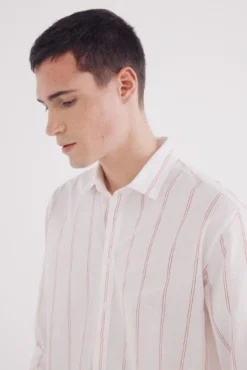 Camisa polo riscas