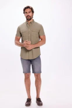 Camisa popelina lisa