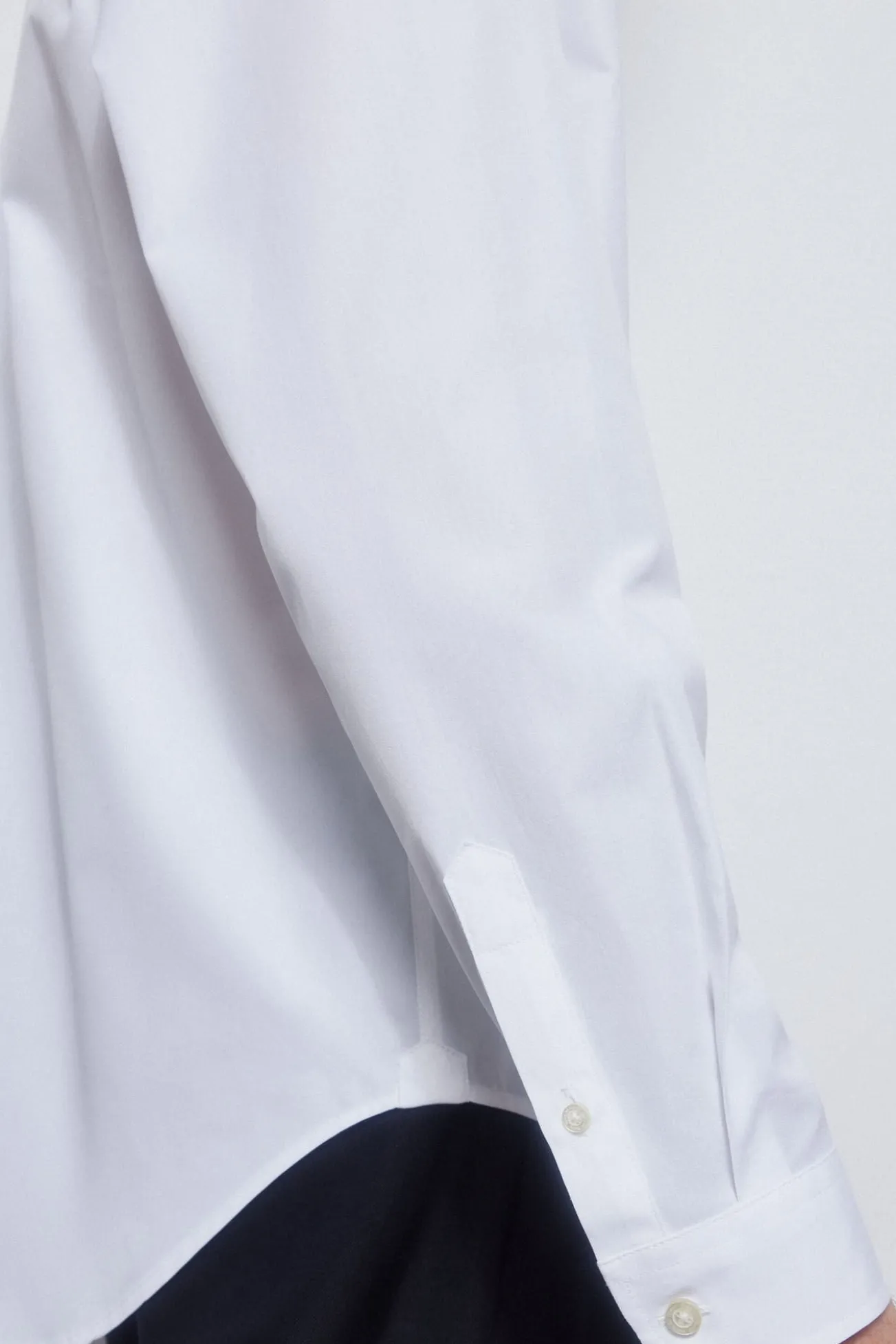 Camisa popelina tecido italiano