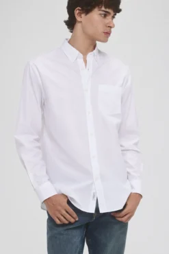 Camisa popelina tecido italiano