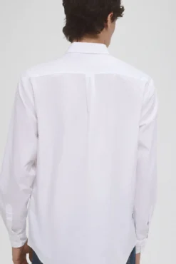 Camisa popelina tecido italiano