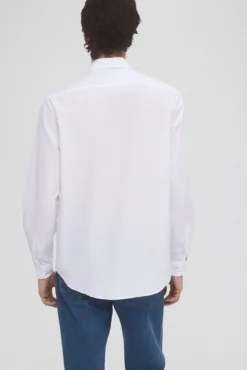 Camisa popelina tecido italiano