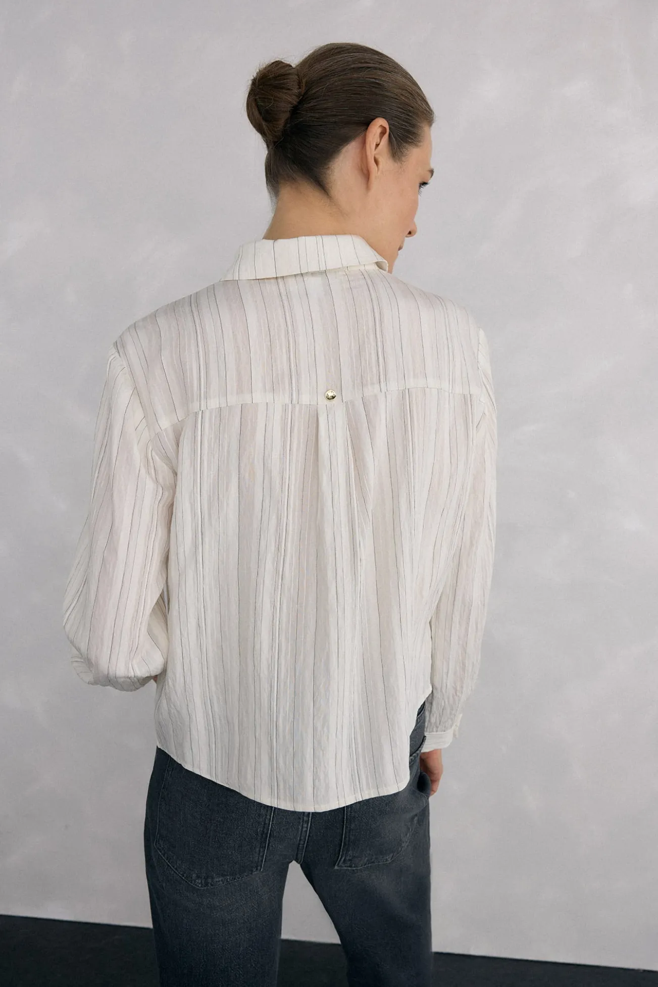 Camisa rayas corta