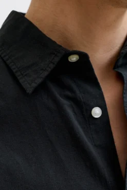 Camisa regular fit em linho