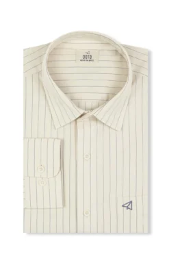 Camisa riscas estruturada