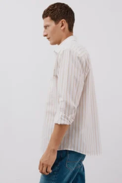 Camisa riscas popelina
