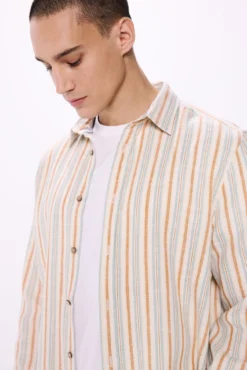 Camisa riscas rústica