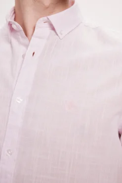 Camisa Slub Microlistrada SPF
