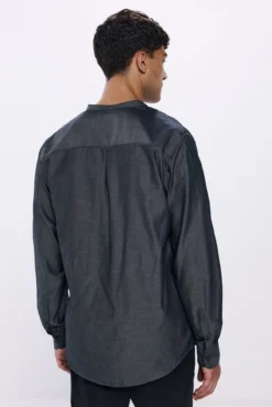 Camisa social bicolor