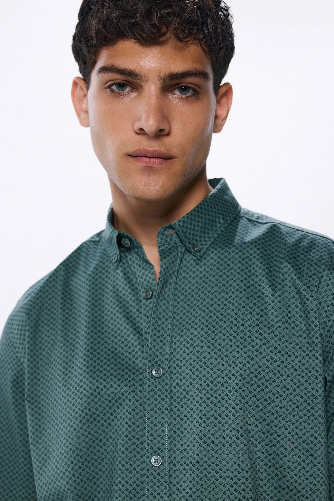 Camisa social de popelina