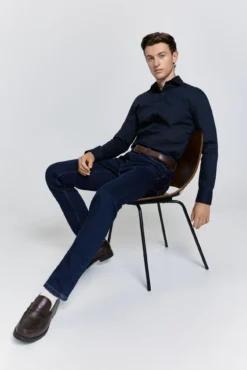 Camisa social slim fit
