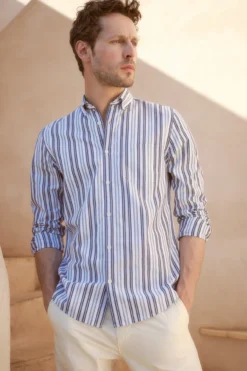 Camisa Twill Rayas