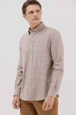 Camisa twill xadrez