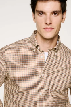 Camisa xadrez 100% algodão