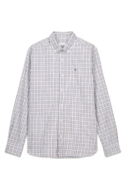 Camisa xadrez com caimento relaxado