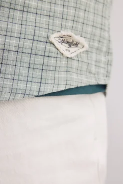 Camisa xadrez de algodão favela