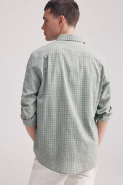 Camisa xadrez de algodão favela