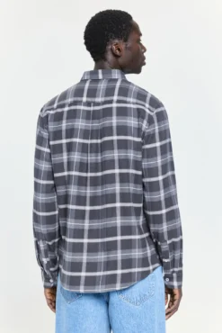 Camisa xadrez de corte descontraído