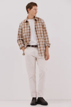 Camisa xadrez popelina