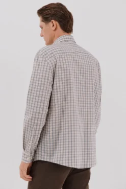 Camisa xadrez popelina