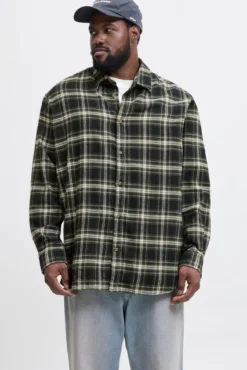 Camisa xadrez regular fit PLUS