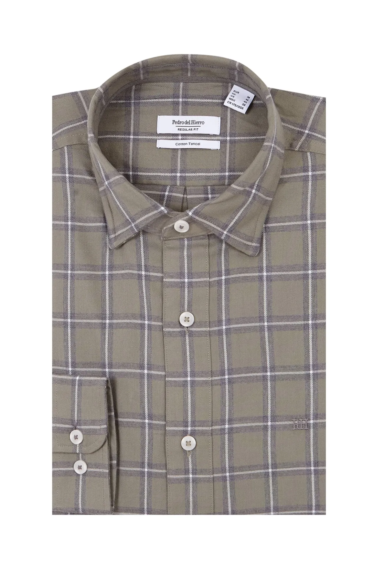 Camisa xadrez tencel