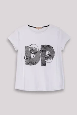 Camiseta Branca Vibrante