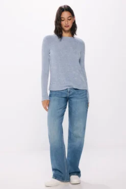 Camiseta chenille pérola